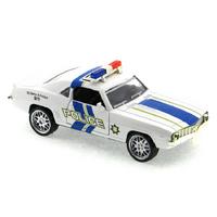 Metal Çek Bırak Araba Fy5078p-12D Amerikan Polis Işıklı Beyaz