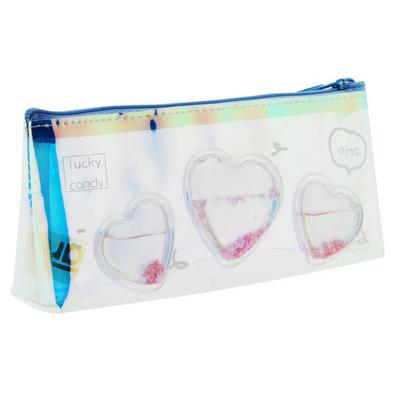 Taros 4240 Metalik Kabartmalı Kalem Çantası Lucky Candy