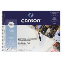 Canson Sulu Boya Defteri 200Gr 35X50cm 15 Yaprak