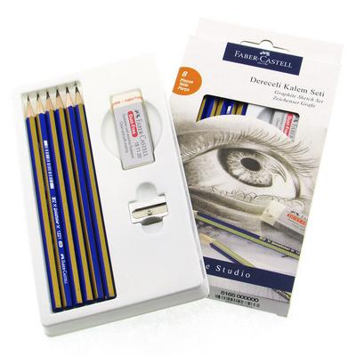 Faber-Castell Dereceli Resim Kalemi 1221 Goldfaber 8'Li Set