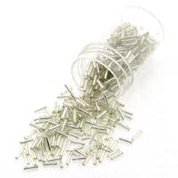 Elişi Boru Boncuk Tuzlukta Beyaz