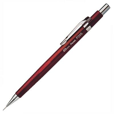 Pentel P205-B Versatil Teknik Çizim Kalemi 0,5Mm Bordo