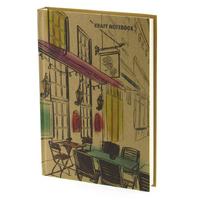 Liz Kf410a Bölmeli Kraft Kapak Defter 17X24cm 3 Bölümlü Model 04