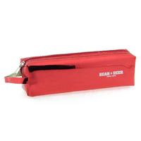 Bear & Deer Kc0116 Metalik Kalem Çantası Kırmızı