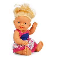 Nil Bebek 23Cm Sarışın Mavi Elbiseli