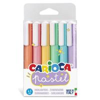 Carioca Fosforlu İşaretleme Kalemi Pastel 6 Renk Set