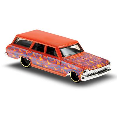 Hot Wheels 2020 Flames 3/10 64 Chevy Nova Wagon (Kapalı Kutu)
