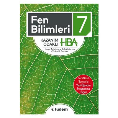 Tudem Kazanım Odaklı Hba 7.Sınıf Fen Bilimleri
