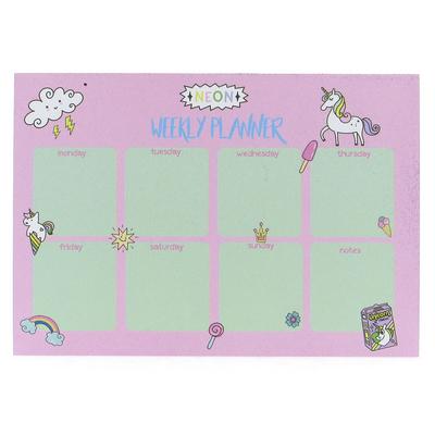 Kiwoo Design Kw-0003 Haftalık Planlayıcı Neon