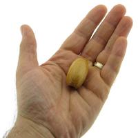 Ahşap Oval Boncuk 4Cm (Adet)