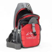 Cambridge Polo 50047 Çapraz Sırt Çantası Kırmızı-Gri