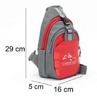 Cambridge Polo 50047 Çapraz Sırt Çantası Kırmızı-Gri