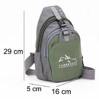 Cambridge Polo 50047 Çapraz Sırt Çantası Haki-Gri