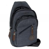 Cambridge Polo 50051 Çapraz Kanvas Sırt Çantası Siyah