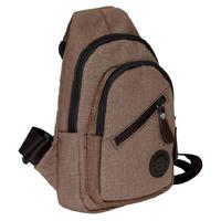 Cambridge Polo 50051 Çapraz Kanvas Sırt Çantası Kahve