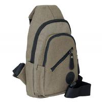 Cambridge Polo 50051 Çapraz Kanvas Sırt Çantası Haki-Vizon