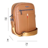 Cambridge Polo 50060 Çapraz Postacı Çantası Taba