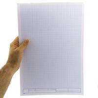 Dilman Milimetrik Blok A3 Büyük Boy Mavi