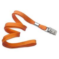 Kraf Kart Askı İpi Klipsli Turuncu