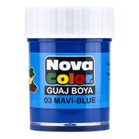 Nova Color Nc-105 Guaj Boya Şişede Mavi