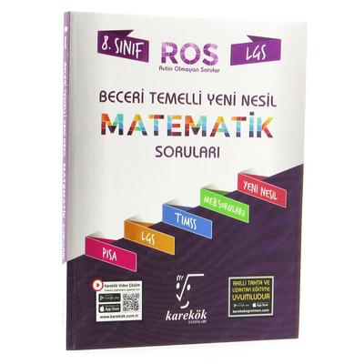 Karekök Soru Bankası 8.Sınıf Lgs Matematik Rutin Olmayan Sorular