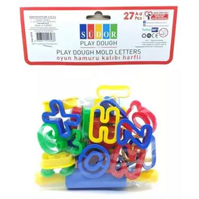 Südor So18 Oyun Hamuru Kalıbı Merdaneli Harfli 27 Parça