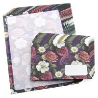 Fantazi Mektup Kağıdı Zarf Set 10'Lu Full