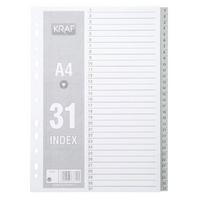 Kraf Plastik Seperatör 1-31 Rakam