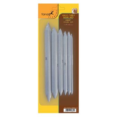 Fanart Pastel Dağıtma Kağıt Kalem Seti 6'Lı