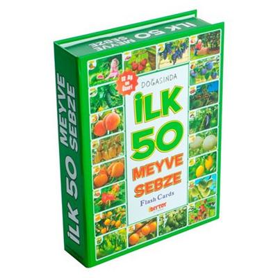 Diy Toy Flash Card İlk 50 Meyve Sebze