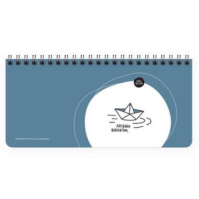 Keskin Color Spiralli Haftalık Planlayıcı Stickerlı Hisli Şeyler