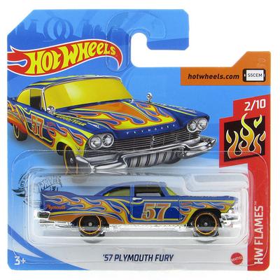 Hot Wheels 2020 Flames 2/10 57 Plymouth Fury