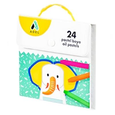 Adel Pastel Boya Plastik Çantalı 24 Renk
