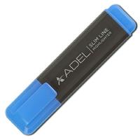 Adel Slim Line Fosforlu Kalem Mavi