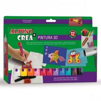 Alpino Crea Pintura 3D Kabaran Dekor Boya 12'Li