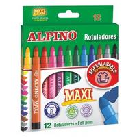 Alpino Maxi Jumbo Keçeli Kalem 12'Li