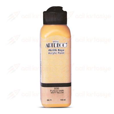 Artdeco Akrilik Boya 140Ml 3030 Misty Yellow Puslu Sarı