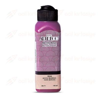 Artdeco Akrilik Boya 140Ml 3644 Dark Maroon Koyu Bordo