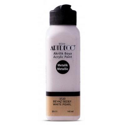 Artdeco Metalik Akrilik Boya 140Ml 3720 Whıte Pearl Beyaz Sedef