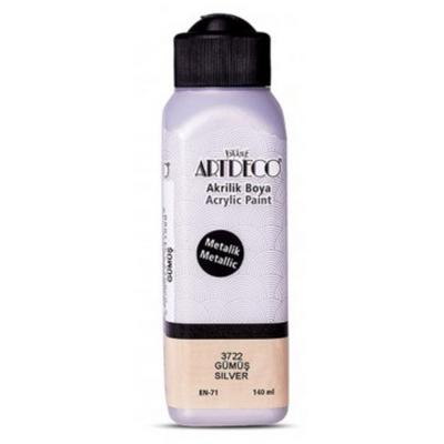 Artdeco Metalik Akrilik Boya 140Ml 3722 Silver Gümüş