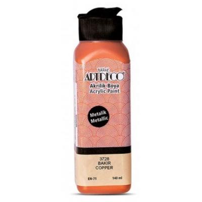 Artdeco Metalik Akrilik Boya 140Ml 3728 Kupfer Bakır