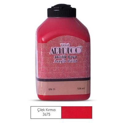 Artdeco Akrilik Boya 500Ml 3675 Çilek Kırmızı