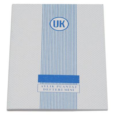 Ulaş Aylık Puantaj Defteri Mini