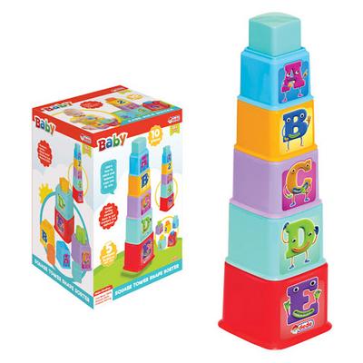 Baby 3464 Kare Kule Bultak 10 Parça