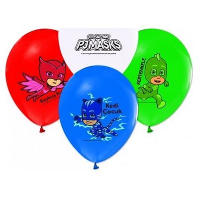 Balon 12 İnch 30Cm Pjmasks 10'Lu Paket