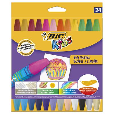 Bic Kids Yağlı Pastel Boya Karton Kutu 24'Lü