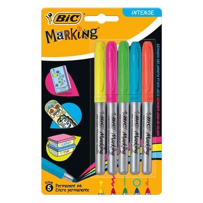 Bic Marking Permanent Marker İntense 5 Renk