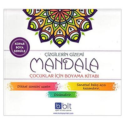 Bulut - Çocuklar İçin Mandala Boyama Kitabı Çizgilerin Gizemi