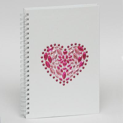 Dolphin Nb-7071 Spiralli Taşlı Defter A5 80 Yp Çizgili Model 05