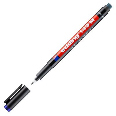 Edding E-149M Asetat Kalemi Silgili Mavi